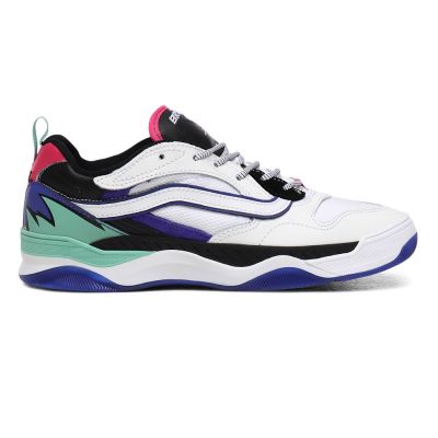 Vans Shred Wave Brux WC - Kadın Spor Ayakkabı (Beyaz Kraliyet Mavisi)